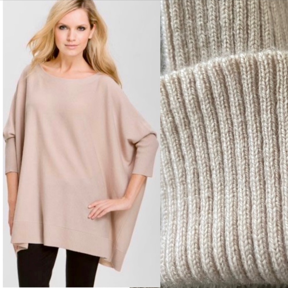 Diane Von Furstenberg Wool Oversized Dolman Sweater